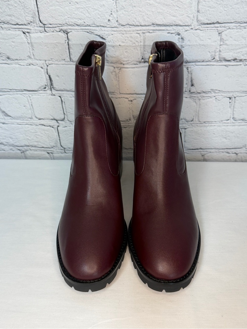 Coach Joy Lug Leather Bootie